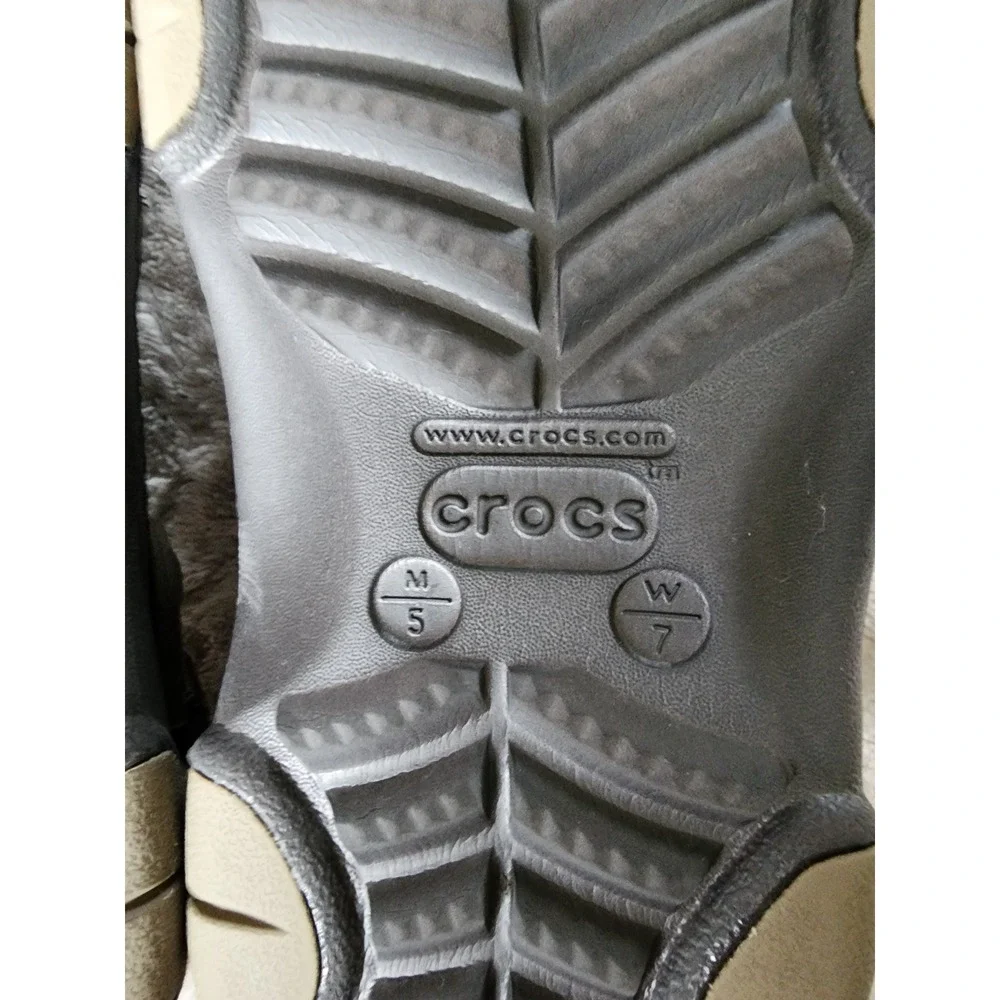 Crocs Classic All-Terrain Clog Espresso Brown Mens 5/Womens 7 Adjustable Strap